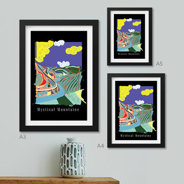 Poster - Mystical Mountains