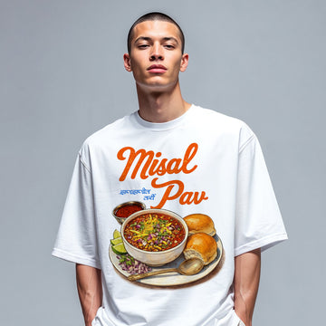 Misal Pav - Oversized T-Shirt