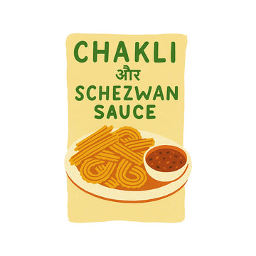 Chakli with Schezwan Sauce - Tote Bag