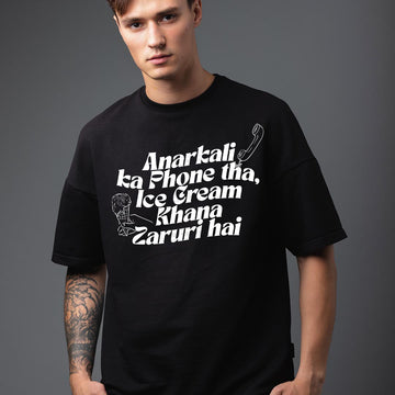 Anarkali Ka Phone Tha: Johnny Lever - Oversized T-Shirt