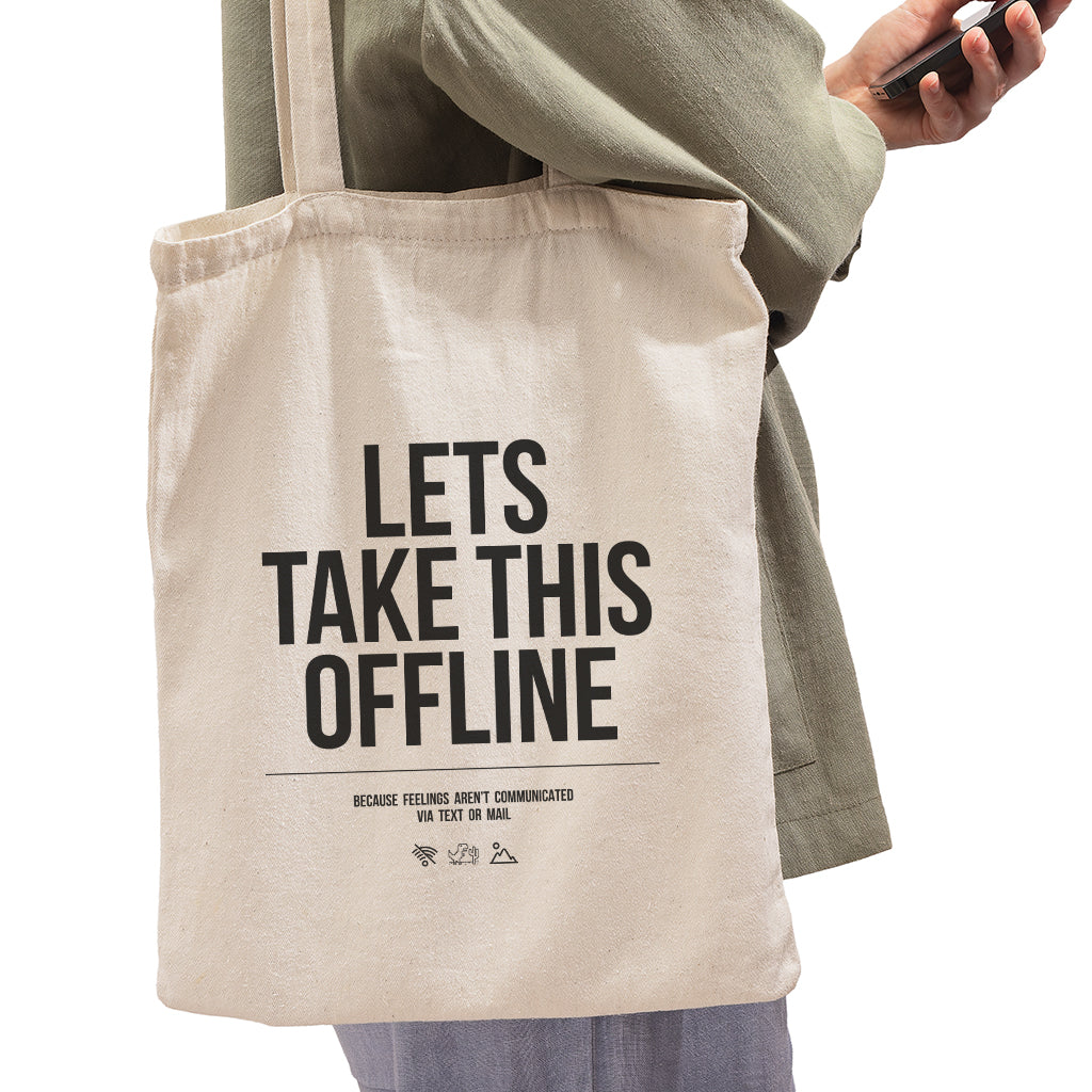 Tote Bag - Let’s Take This Offline