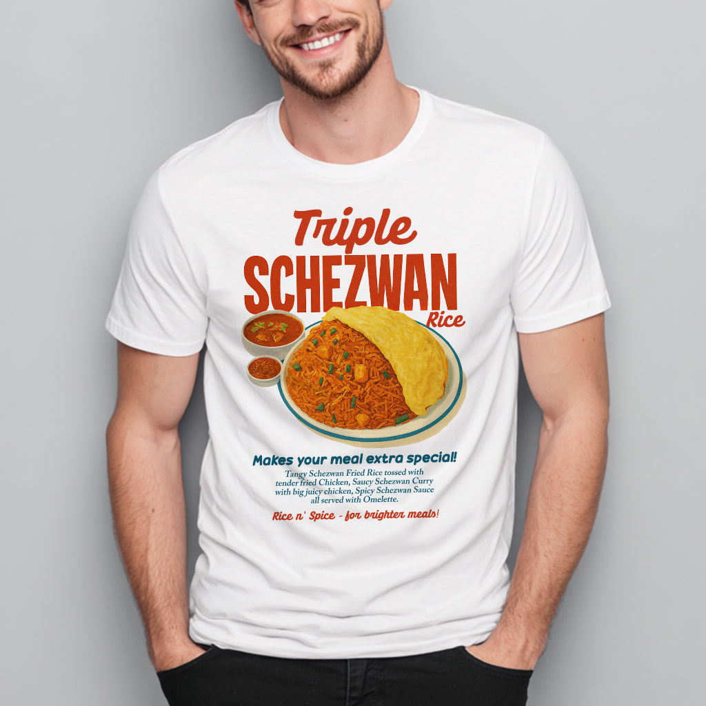 Triple Schezwan Rice - T-Shirt