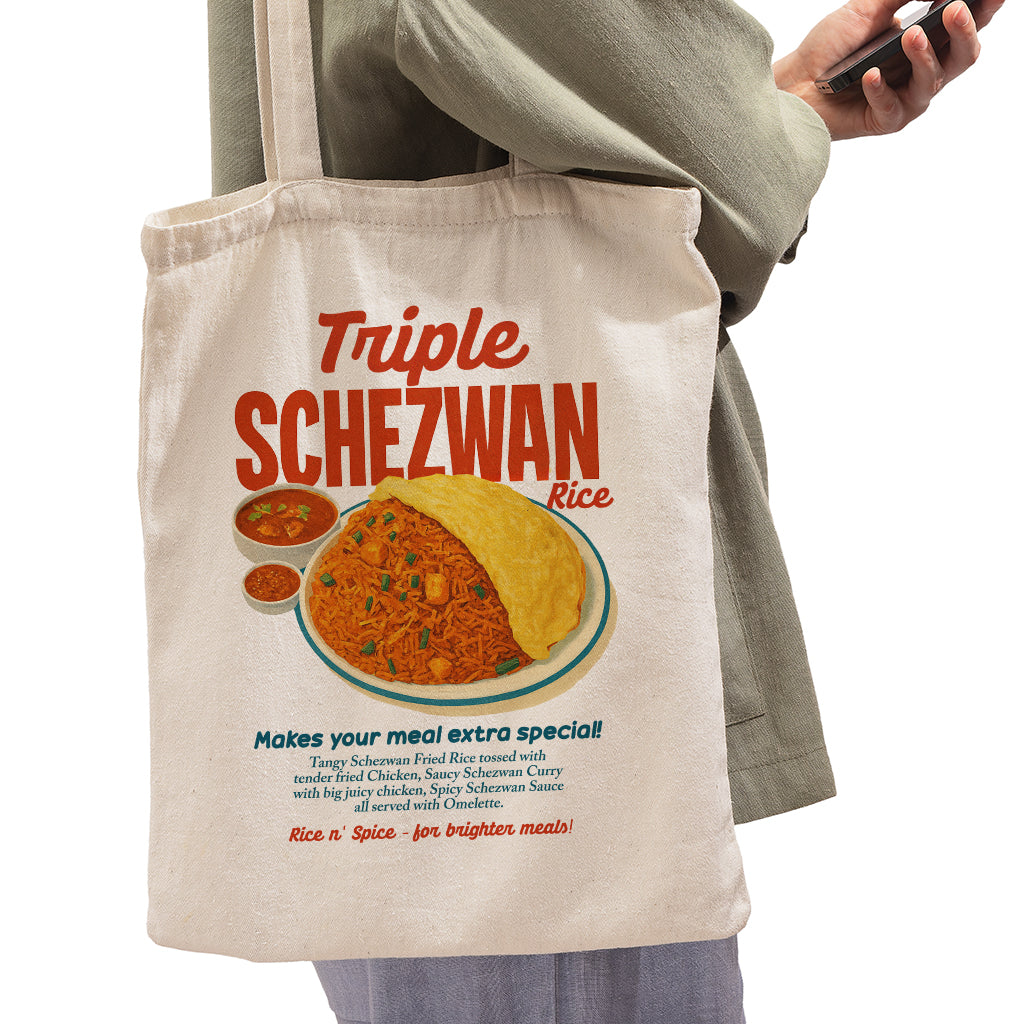 Triple Schezwan Rice - Tote Bag