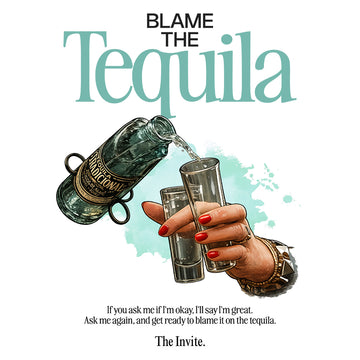 Blame The Tequila - Oversized T-Shirt