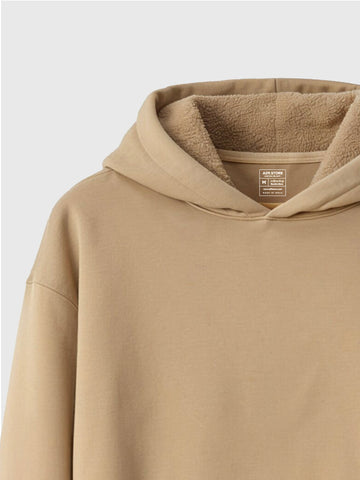 Beige Oversize Hoodie
