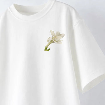 Tuberose (Rajnigandha)  - T-Shirt