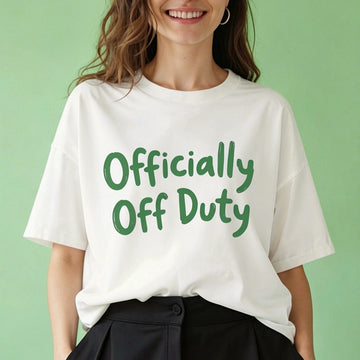 Officially Off Duty  - Oversized T-Shirt
