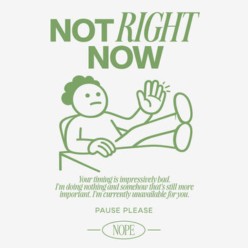 NOT RIGHT NOW - Tote Bag