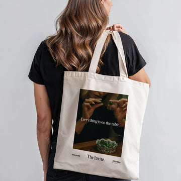 Olive - Everything Is On The Table - Tote Bag