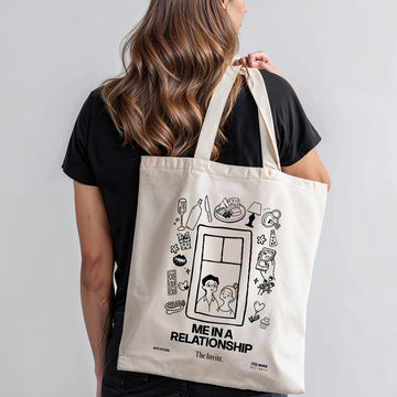 Me In A Relationship - Tote Bag
