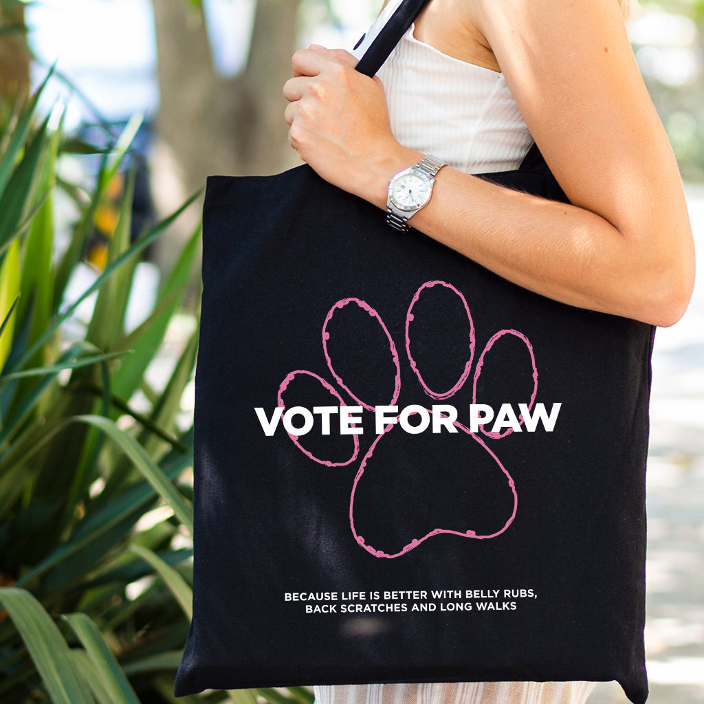 Vote for paw - Tote Bag