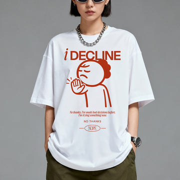 i Decline - Oversized T-Shirt