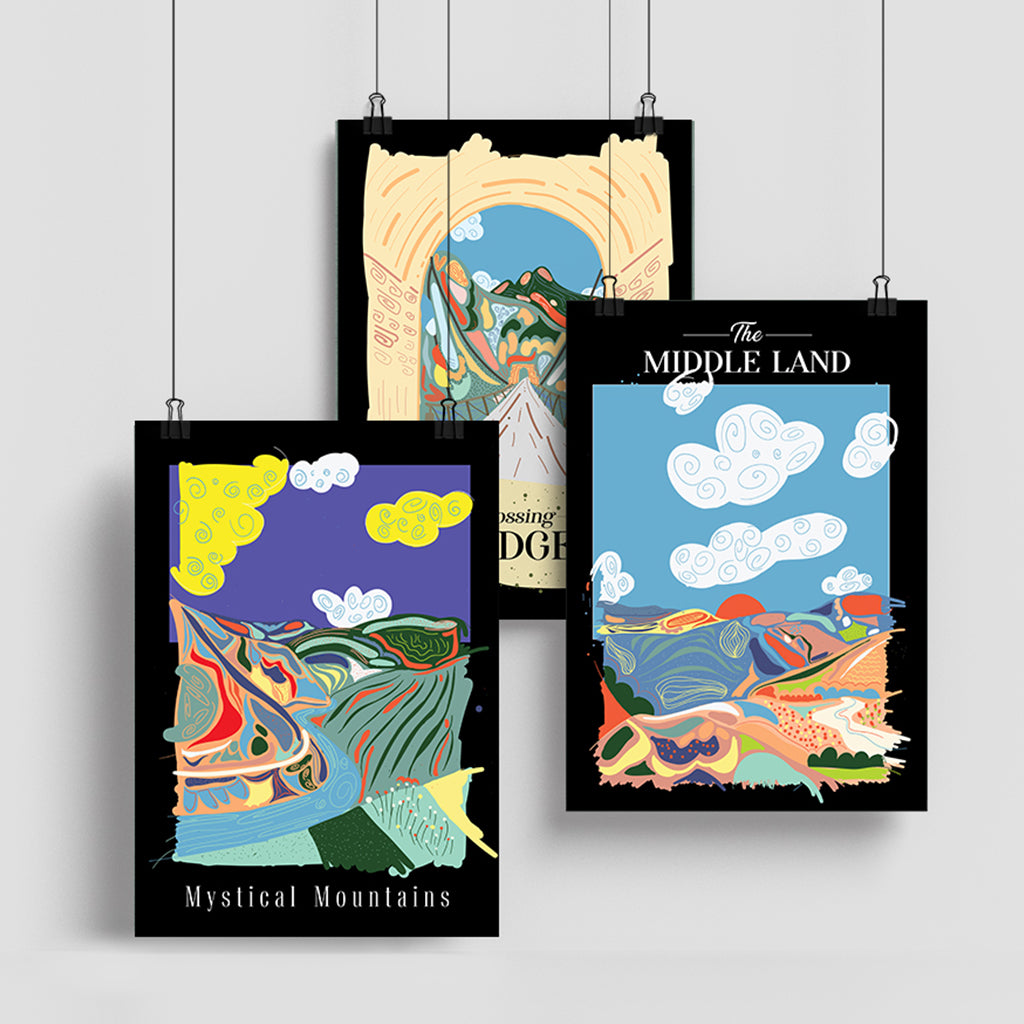 Poster Pack of 3 - Traveller Series